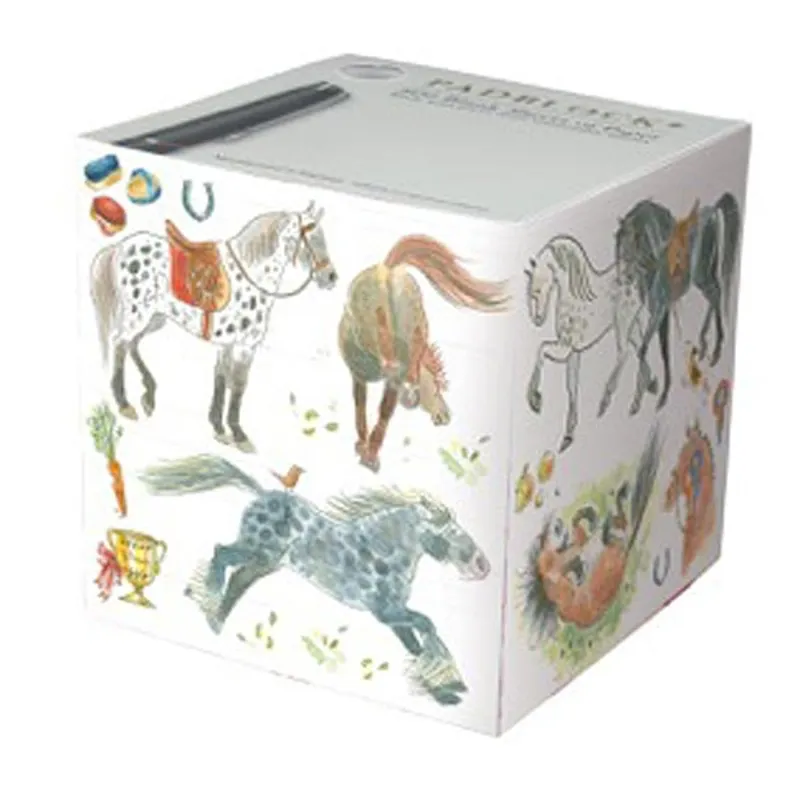 Padblock Note Pad in Happy Horses